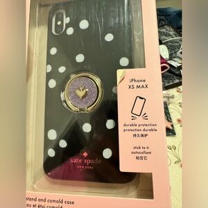 Kate Spade phone cover, XS Maxx, black & white